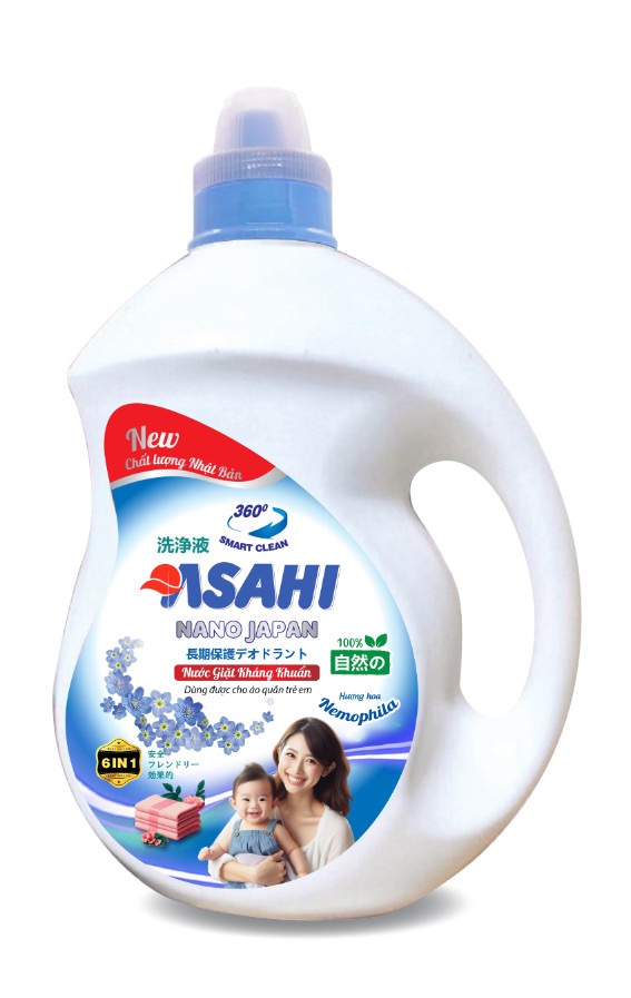 Nước giặt hương hoa 1L Asahi