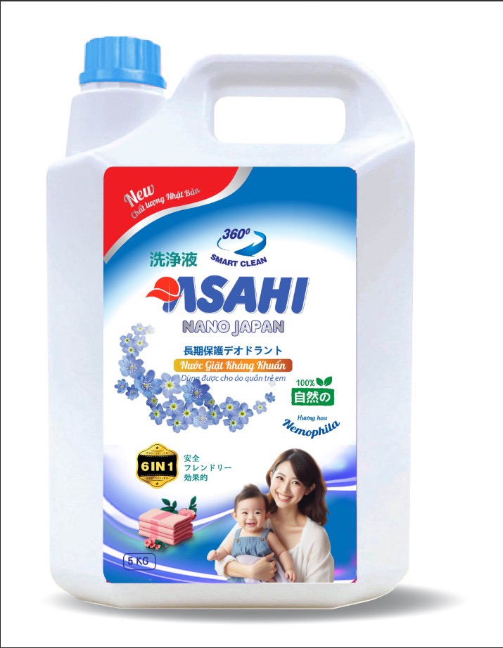 Nước giặt 5L Asahi
