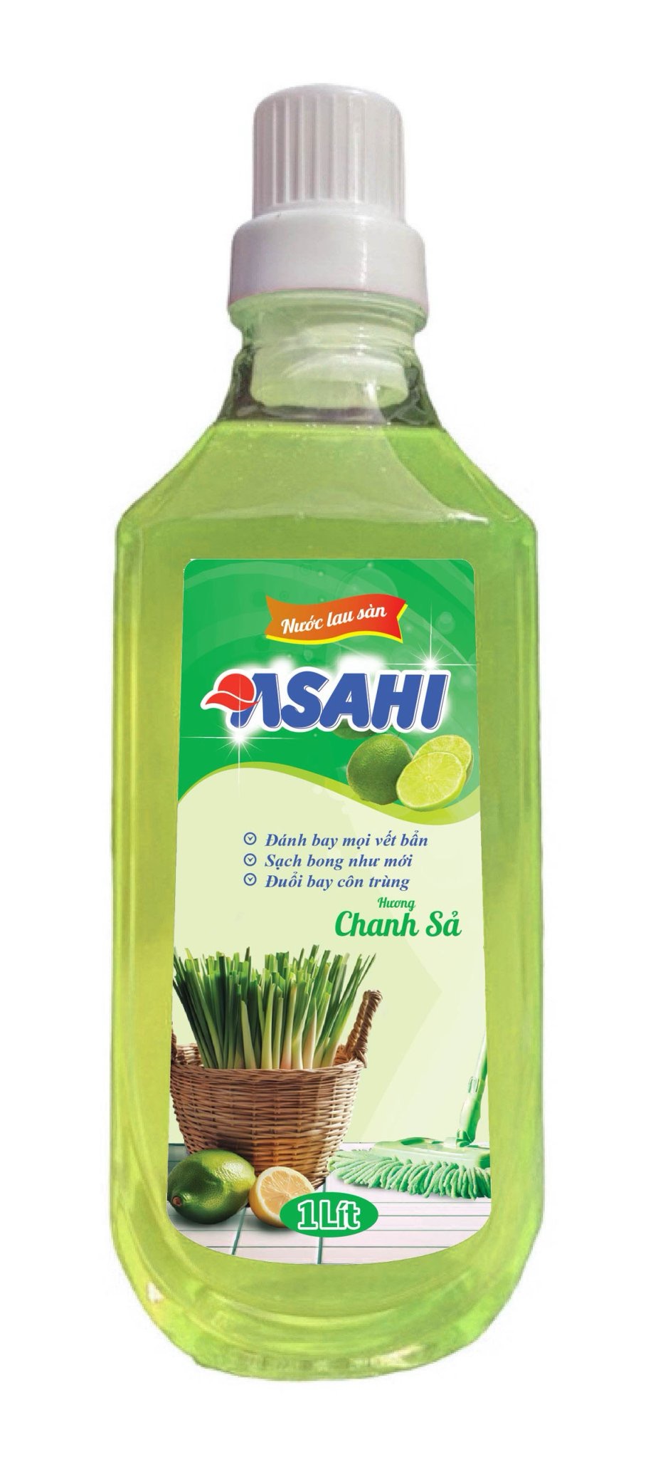 Nước Lau Sàn Hương Chanh Sả 1L Asahi