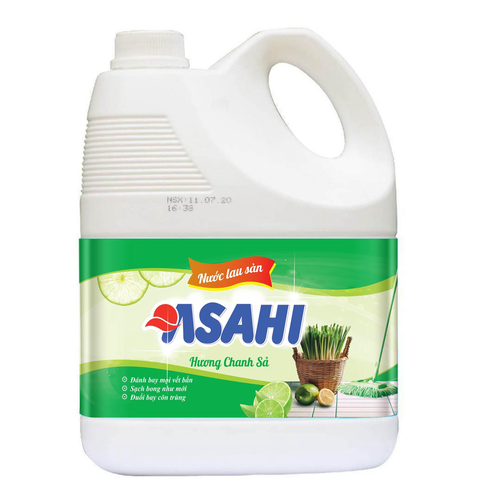 Nước Lau Sàn Hương Chanh Sả 10L Asahi