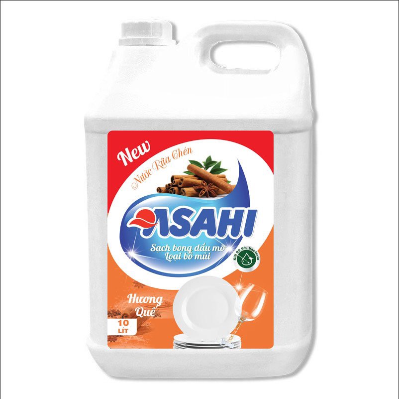 Nước rửa chén Hương Quế 10L Asahi