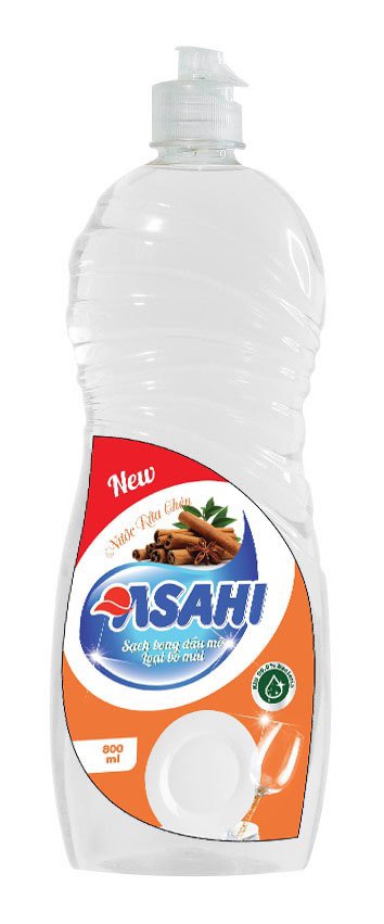 Nước rửa chén Hương Quế 800mL Asahi